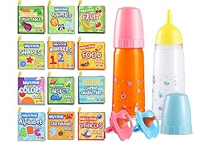 Doll Baby Bottles with Disappearing Milk for Fun Pretend Play
