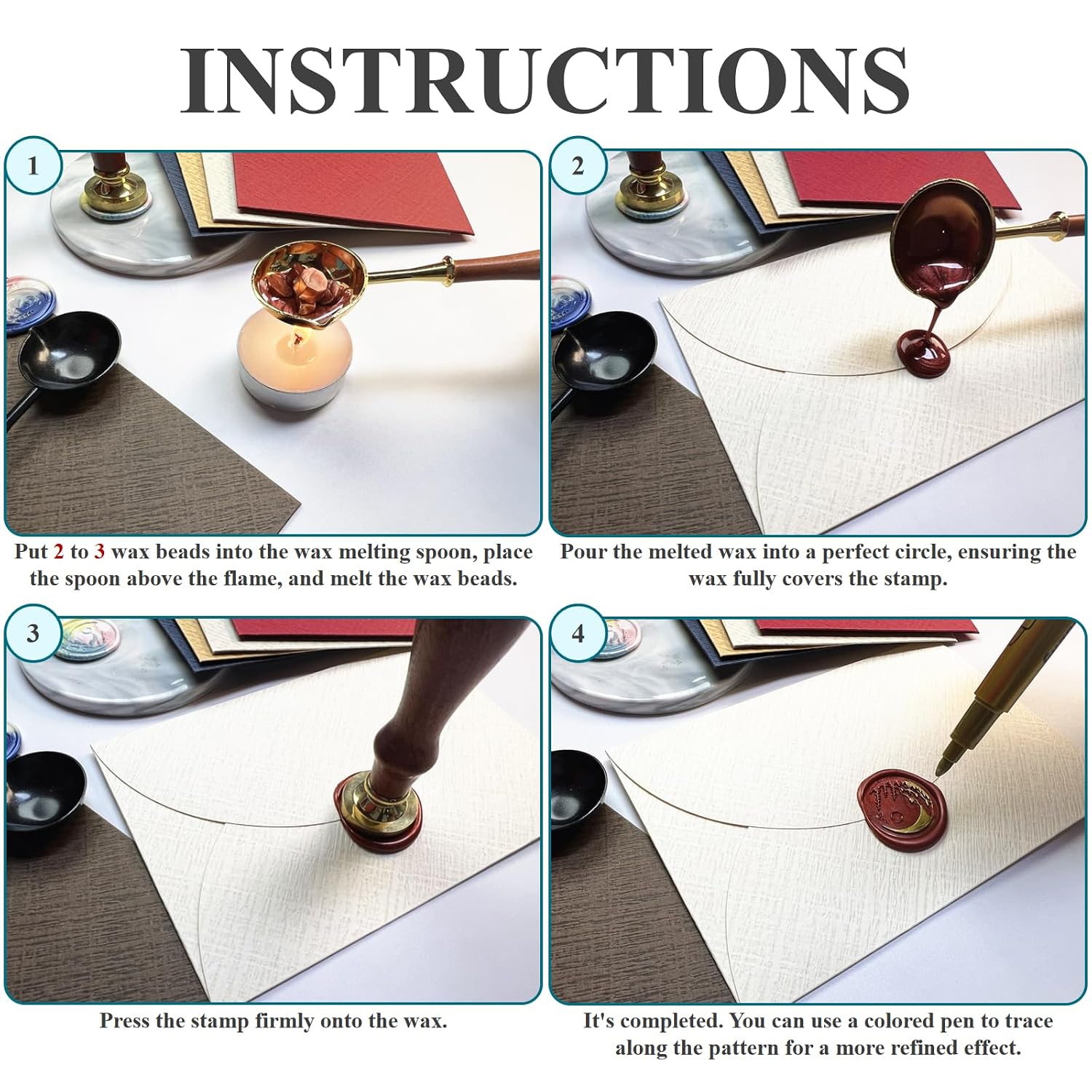 420 Pcs Vintage Wax Sealing Beads for Wax Seal Stamp, Antique Decor for Wedding Invitations, Envelope, Letters, DIY Crafts Gift Wrap (Silver A)