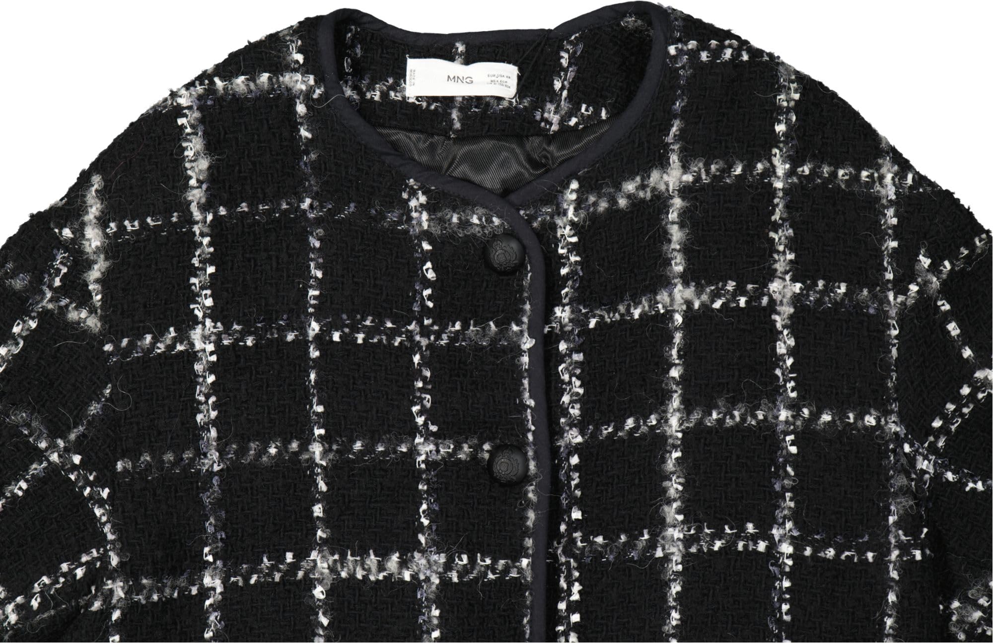 Mango Damen Jacke schwarz
