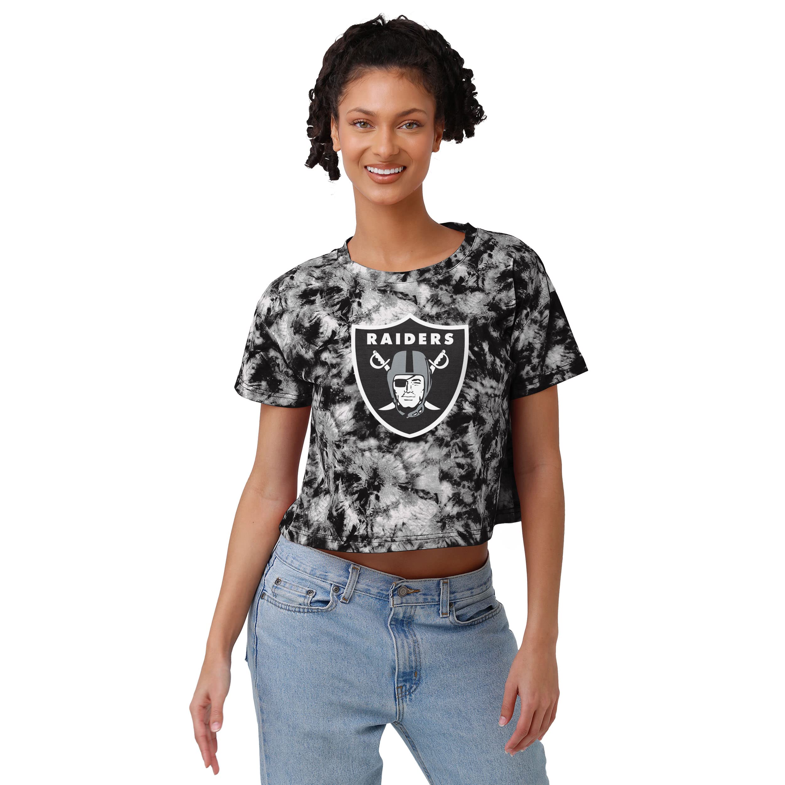 FOCO Women's NFL Team Logo Ladies Fashion Crop Top Shirt