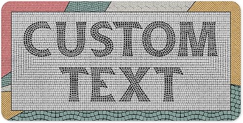 Miniatura 82 de Letrero Personalizado, Letrero de Calle Personalizado, 11 Colores de Fuente, 13 Estilos de Fuente, 4 Opciones de Agujeros, 22 Tamaños, 6x24 Madera