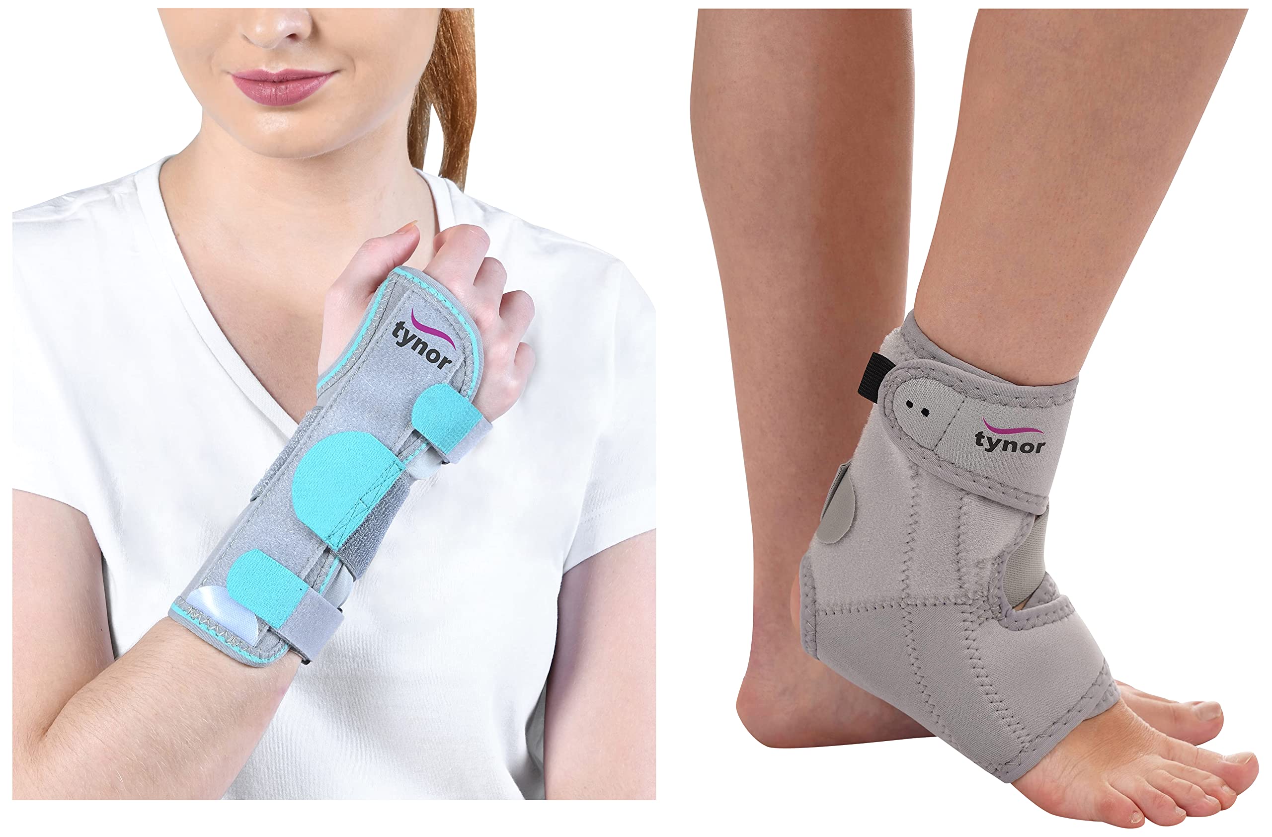 TYNOR Ankle Support Nylon (Neo), Grey, Universal Size, 1 Unit Wrist Splint Ambidextros, Grey, Medium, 1 Unit (B0B9XQS5PQ) Amazon Price History, Amazon Price Tracker