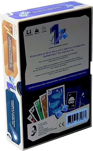 Miniatura 9 de Iconiq Studios 1 - Uno por ciento - Un juego de posibilidades estratégicas - Apto para familias y todas las edades - Juegos de fiesta - Juegos de