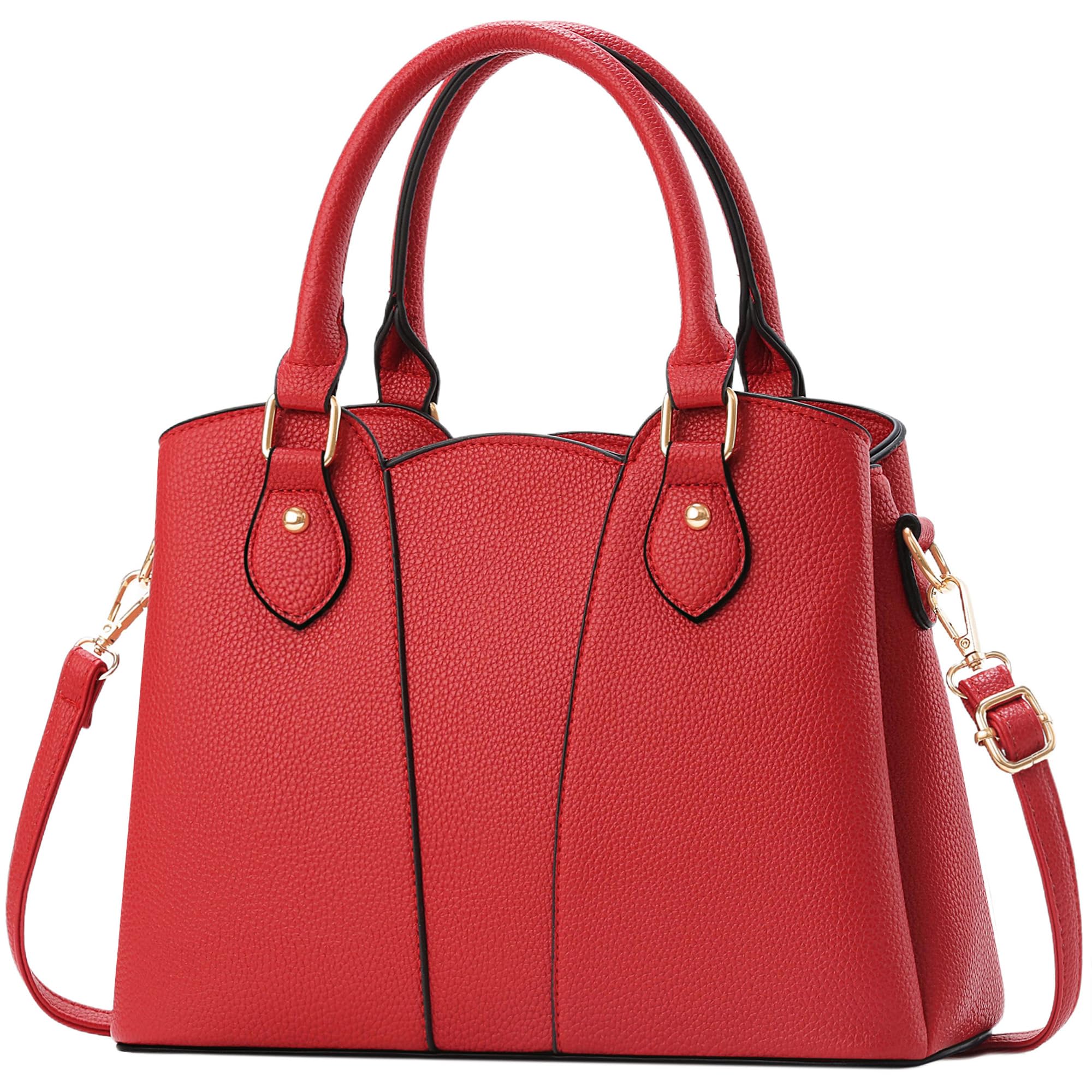 Purses for Women Vegan Leather Crossbody Purse Women's Tote Handbags with Zipper Top-hand…