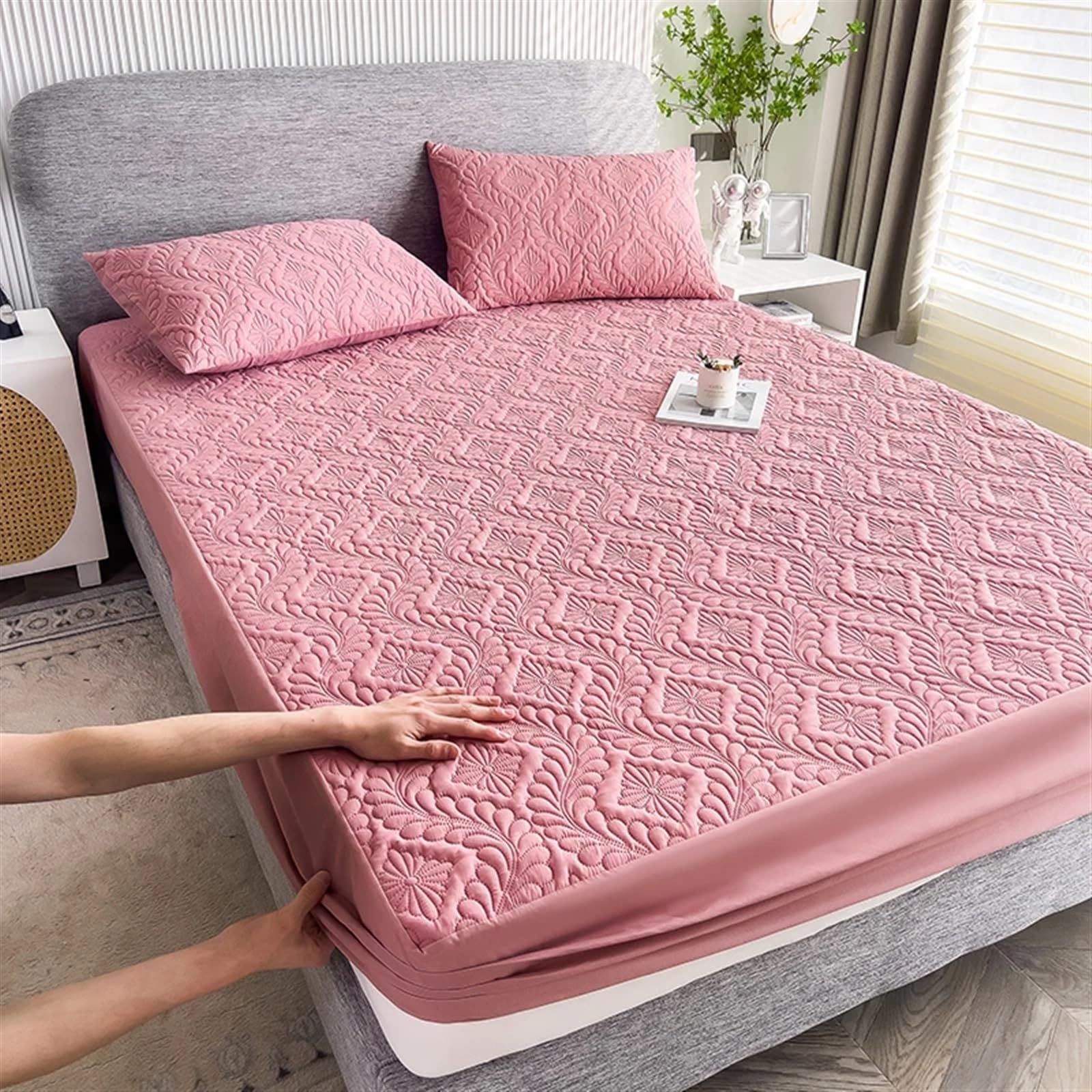 Protector Colchon Impermeable Protector de Cama colchón Impermeable Acolchado