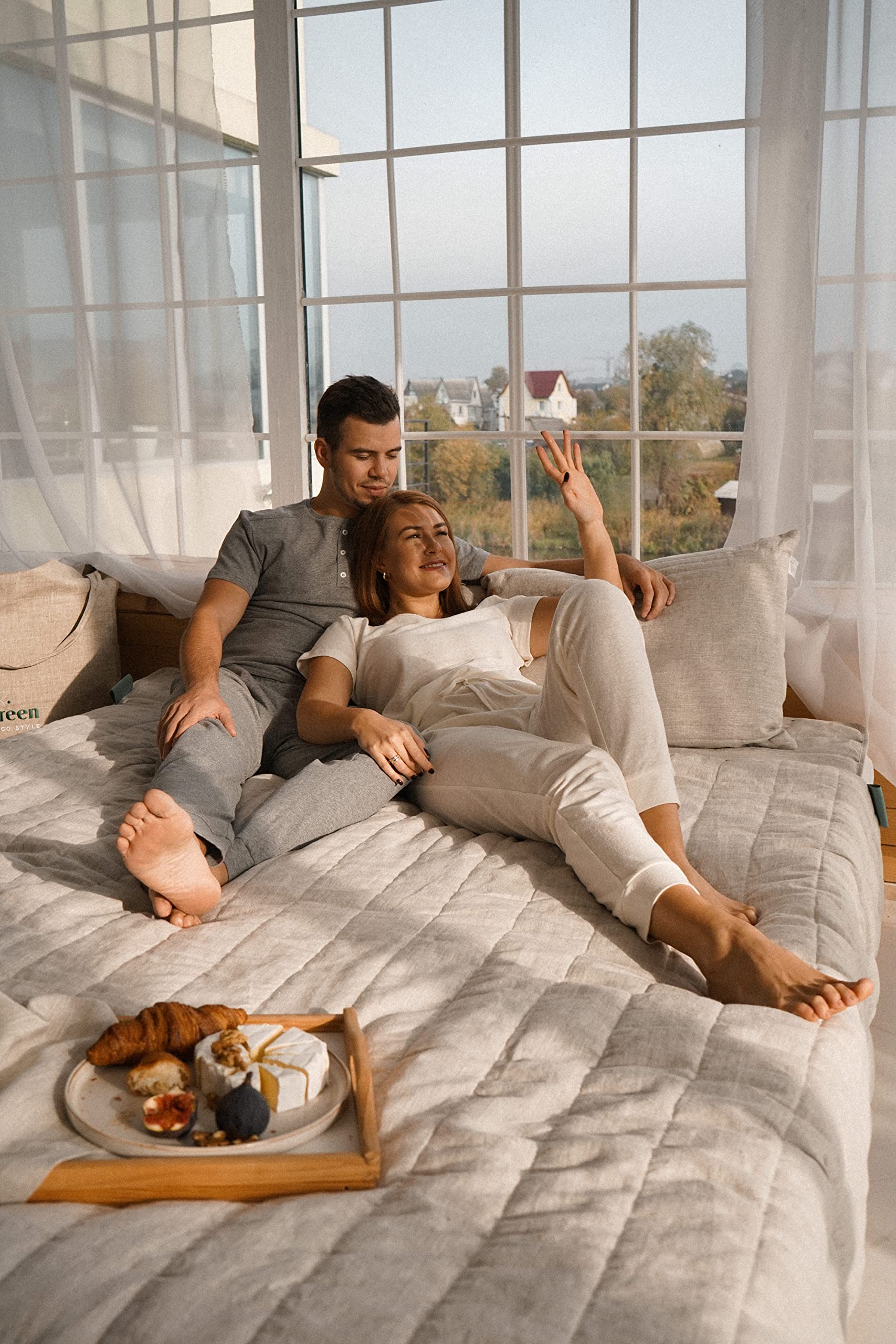 Amazon｜HEMP＆SATEEN 400g/1м² 洗える 掛けふとん ブランケット  