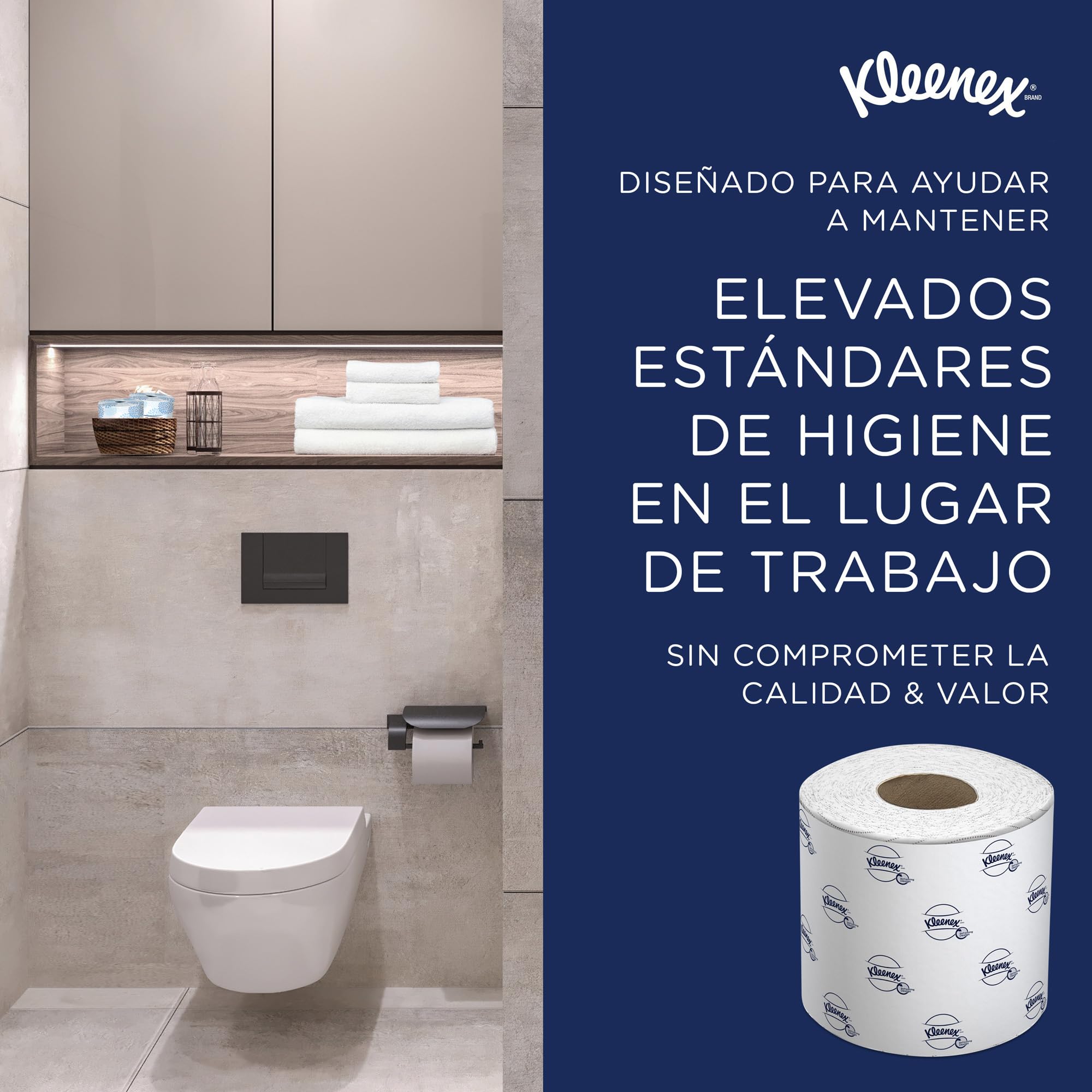 KLEENEX® Toilet Tissue - Small roll/White 2 Ply