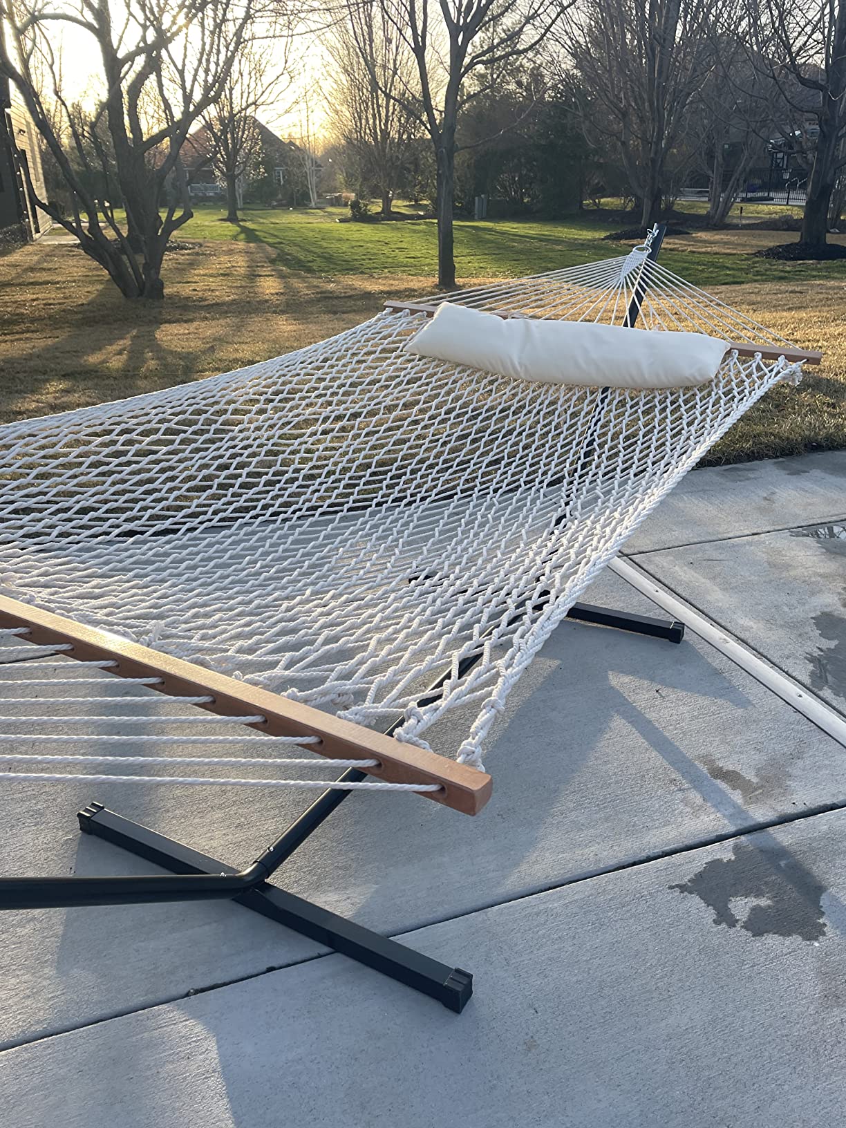 26/mo Finance SUNCREAT Two Person Hammock with Stand, Heavy Duty