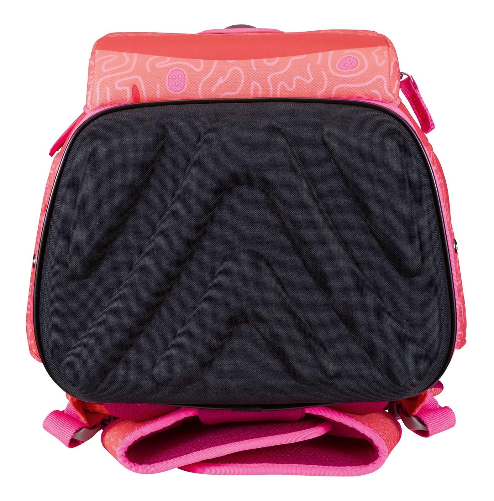 DerDieDas Schulranzen ErgoFlex Easy Superflash Set 6-teilig Coral Reef lachsfarben