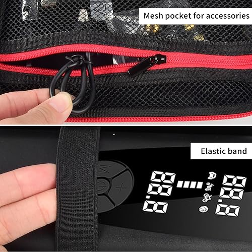 Miniatura 4 de PAIYULE Funda compatible con inflador de neumáticos Prilotte, compresor de aire portátil, bomba de aire eléctrica de 20000 mAh, soporte de