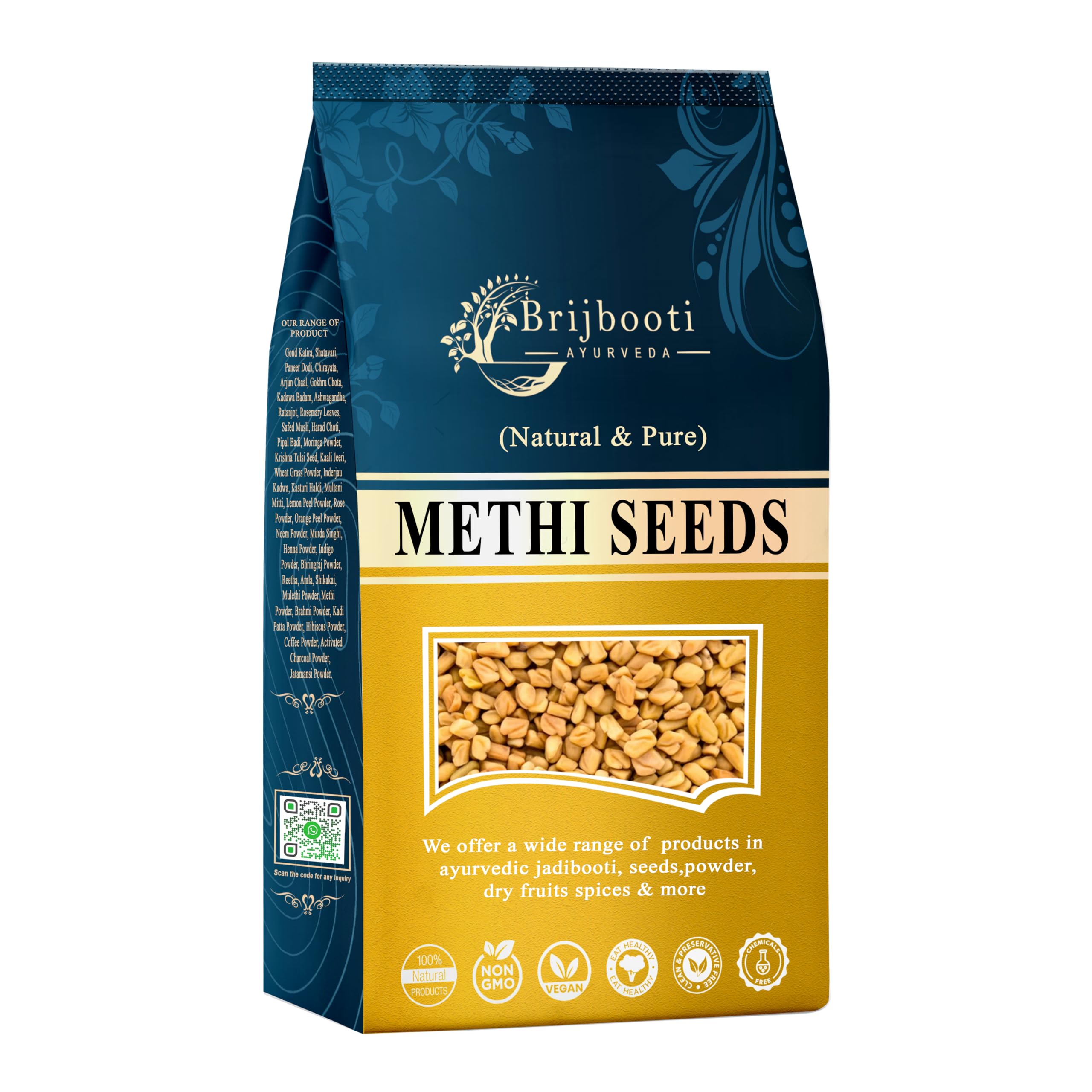 Birju Mahavir Methi Seed (800Gr) | Fenugreek Seeds | Fenugreek Seeds | Whole Methi Dana Seeds | Indian Spices (B09TWGQBC8) Amazon Price History, Amazon Price Tracker