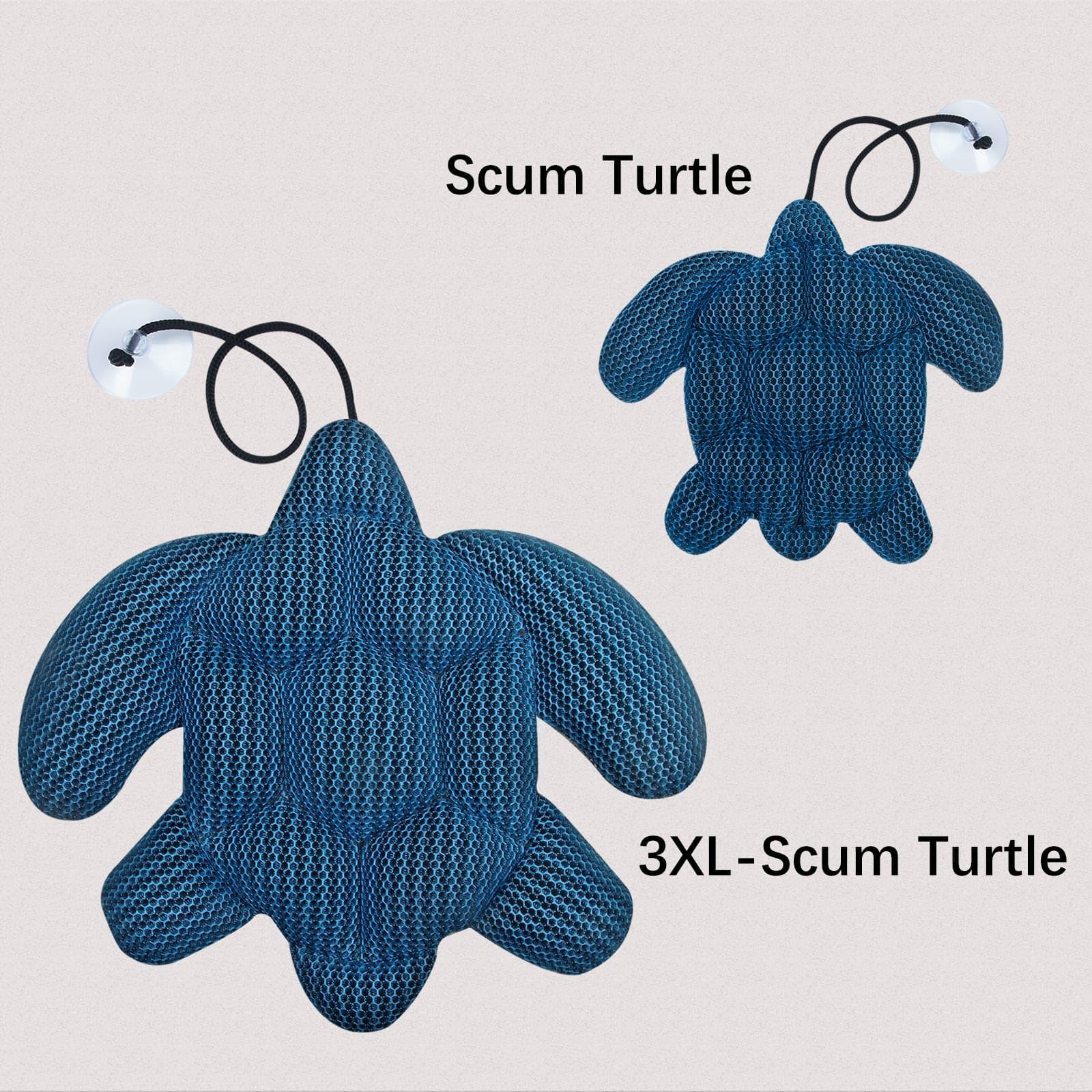 Hot Tub Scum Absorber, Reusable Spa & Pool Cleaner, Scum Absorber for Spa Hot Tub, Hot Tub Oil Absorbing Keeps Water Clean, Scum Bug for Spa Hot Tub (2, Blue)
