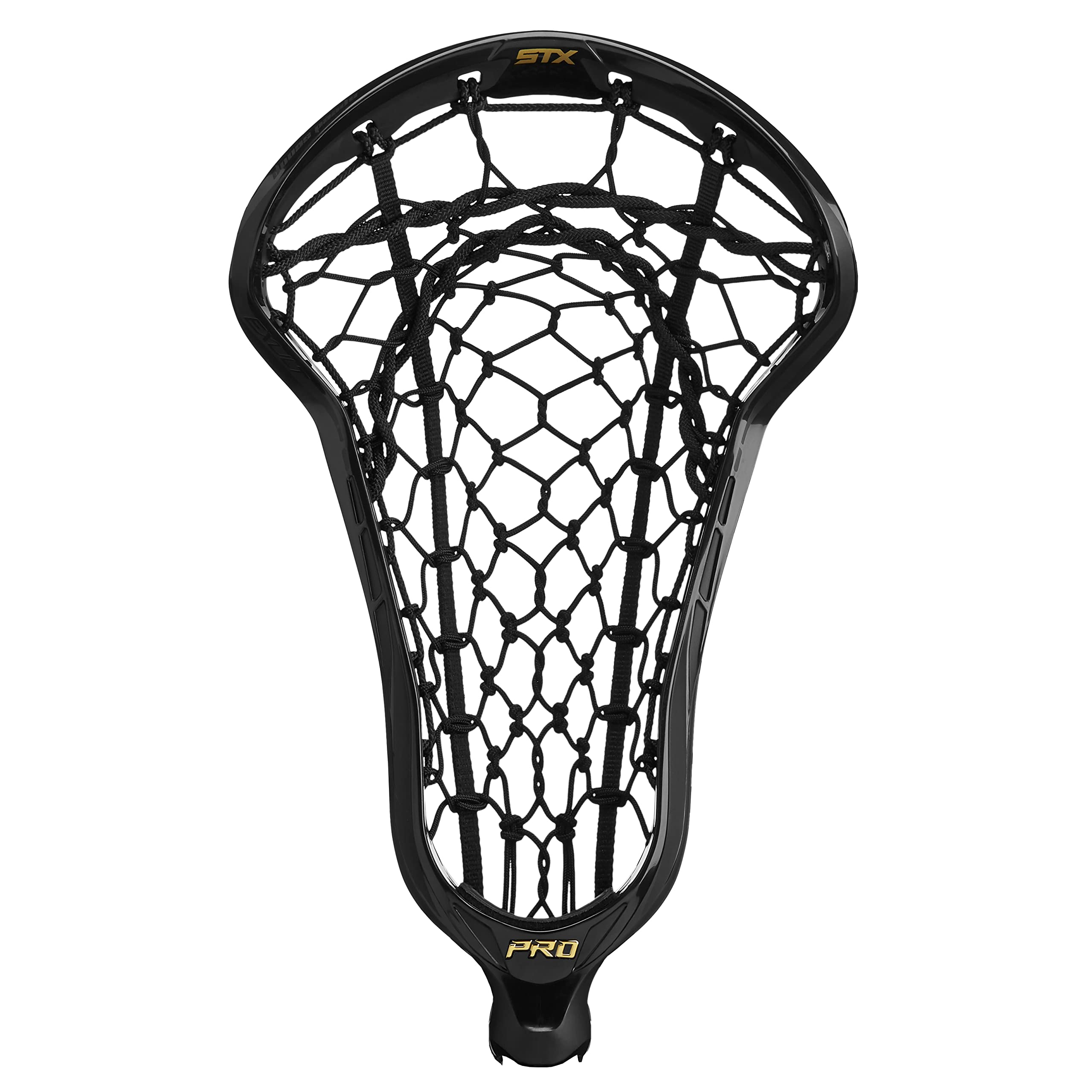 STX Lacrosse Exult Pro Complete Women's Stick w/Lock Pocket, Black