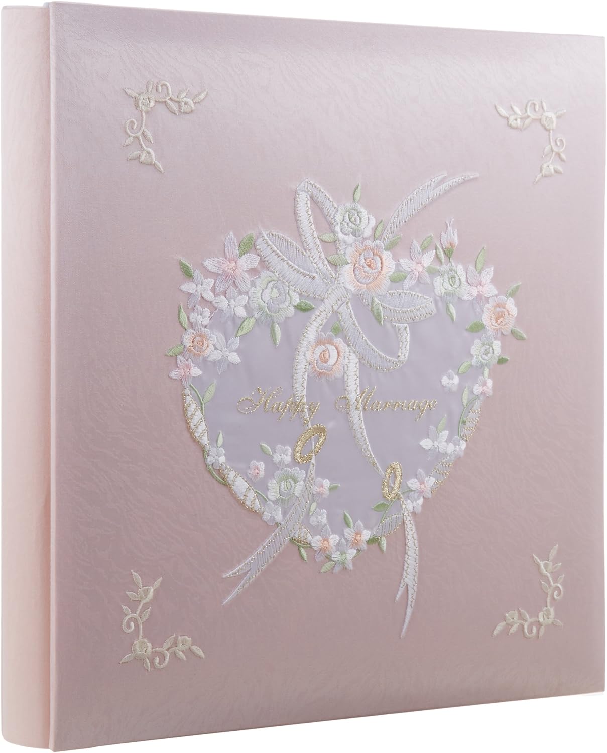 Nakabayashi A-OLK-107-P Fuel Album for Weddings, Happy Marriage, Pink