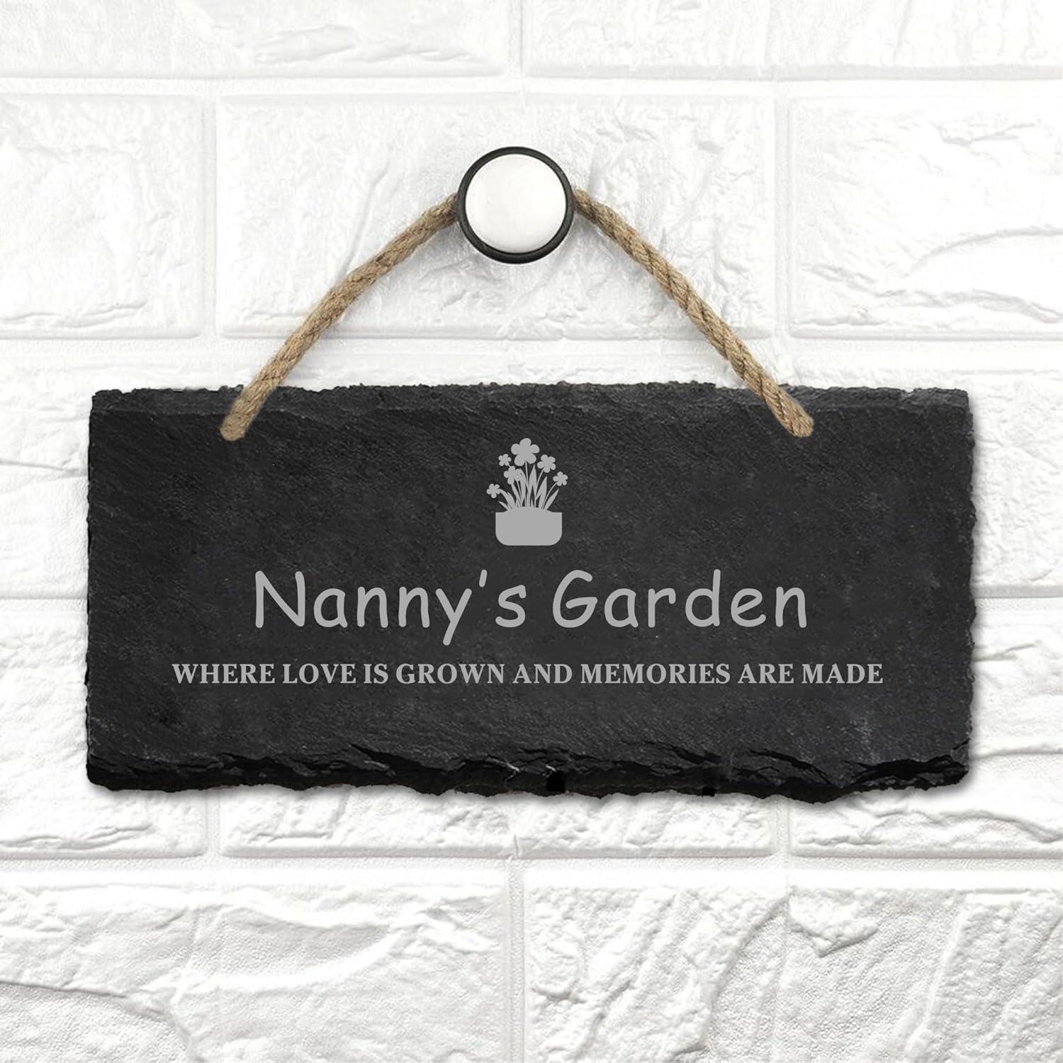 Personalised Garden Signs and Plaques for Outside Slate Garden Signs