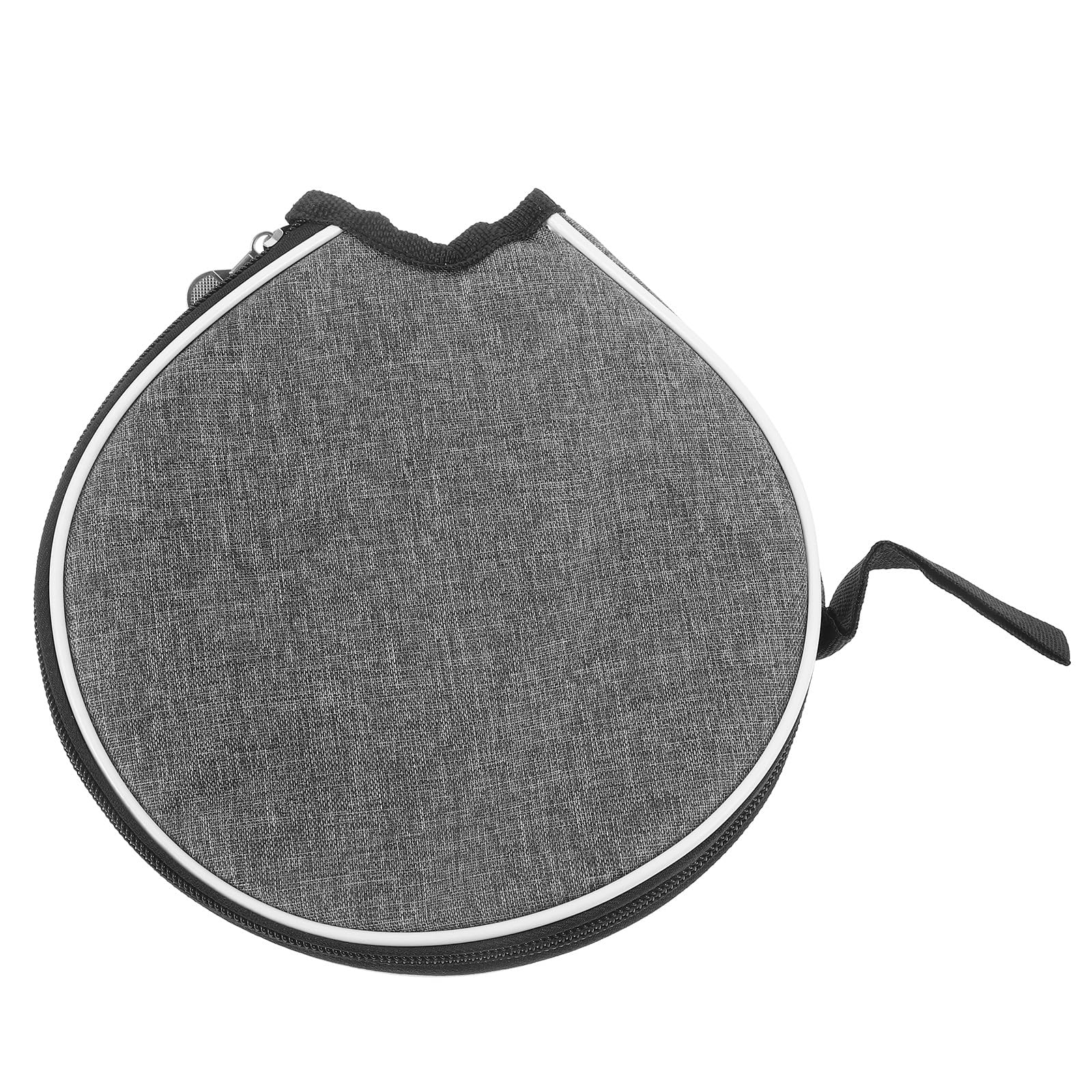 Toyvian Funda para Pala de Tenis de Mesa Semicírculo Gris Bolsa Almacenamiento Raqueta y Balones