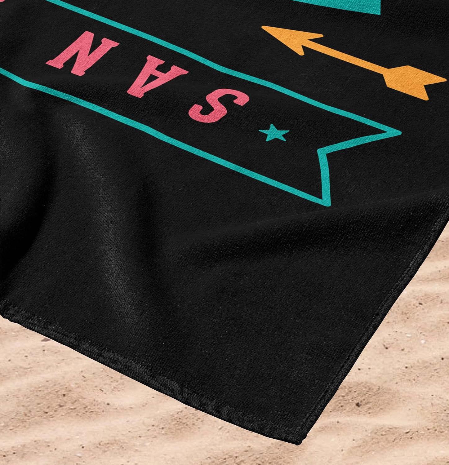 Northwest NBA San Antonio Spurs Beach Towel, 30" x 60", Hardwood Classics