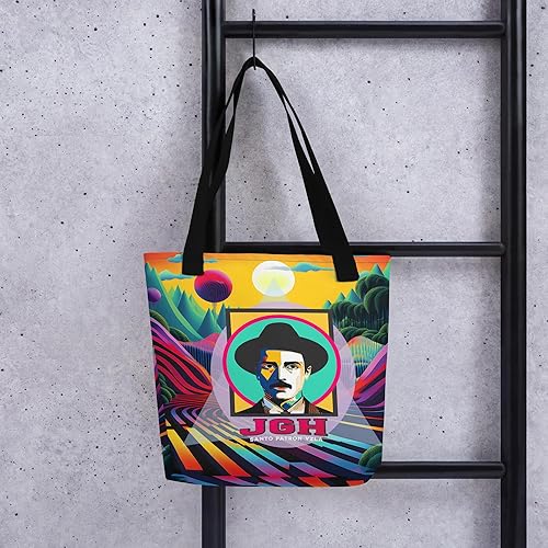 Miniatura 8 de Venezuela Bolso Tote Bag Reutilizable Bolsa de Compras con Diseño Doctor José Gregorio Hernández, Blanco