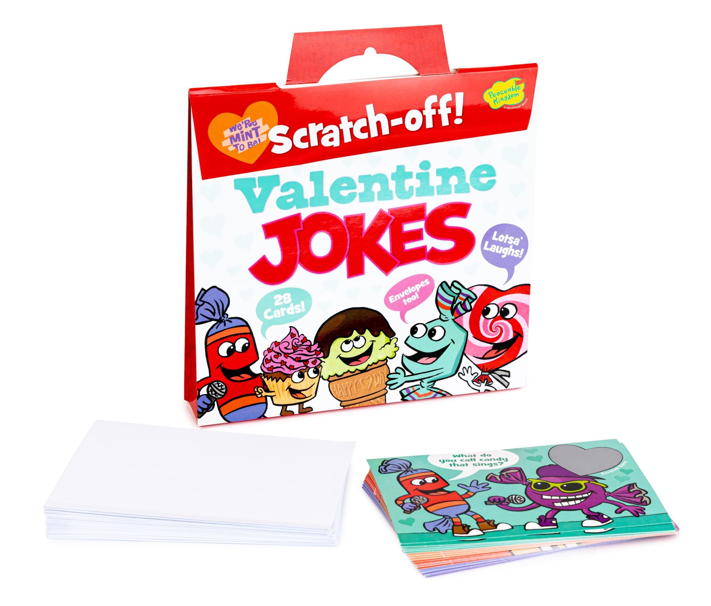 Peaceable Kingdom / Scratch-Off Silly Jokes Super Valentine Card Pack