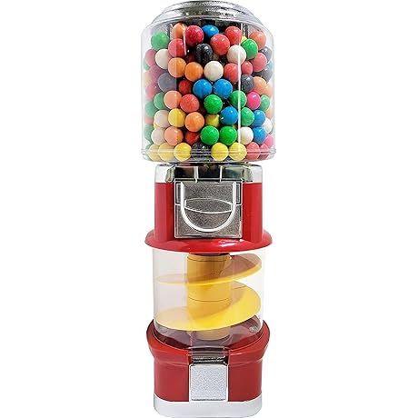 Mini Spiral Gumball Machine With Stand