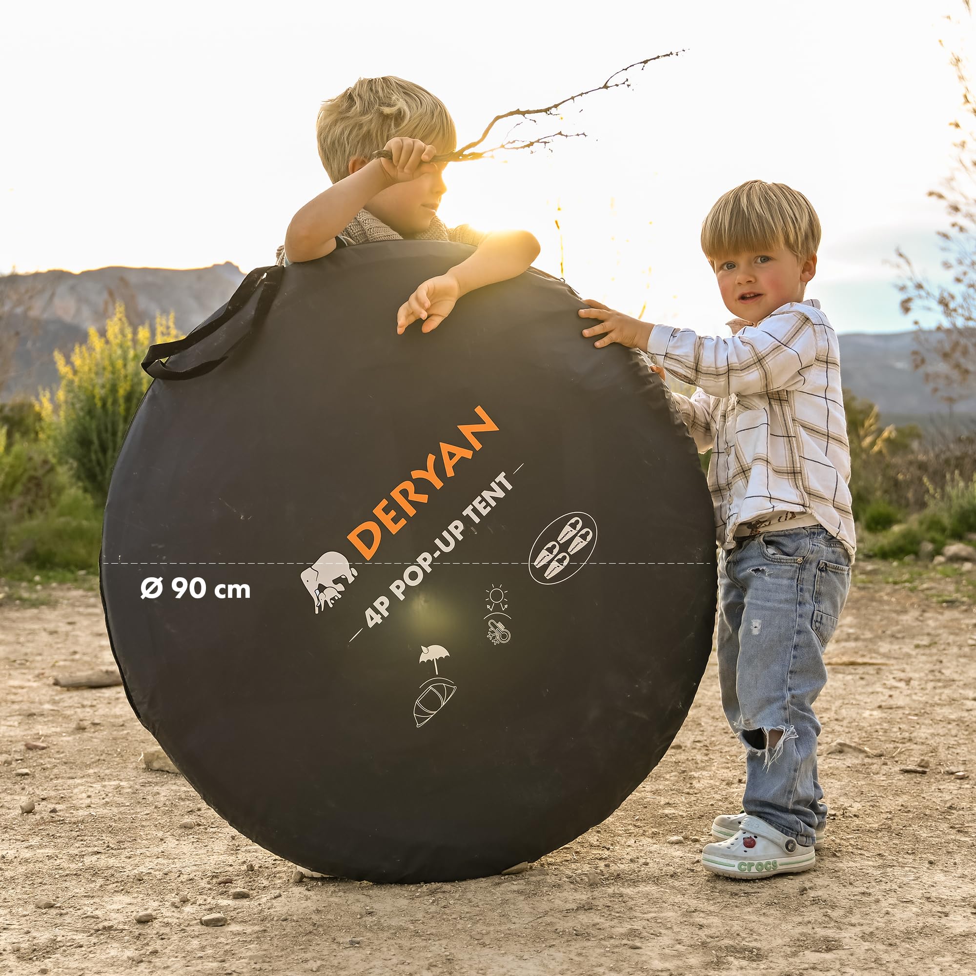 Deryan Tente Pop-up pour 4 Personnes