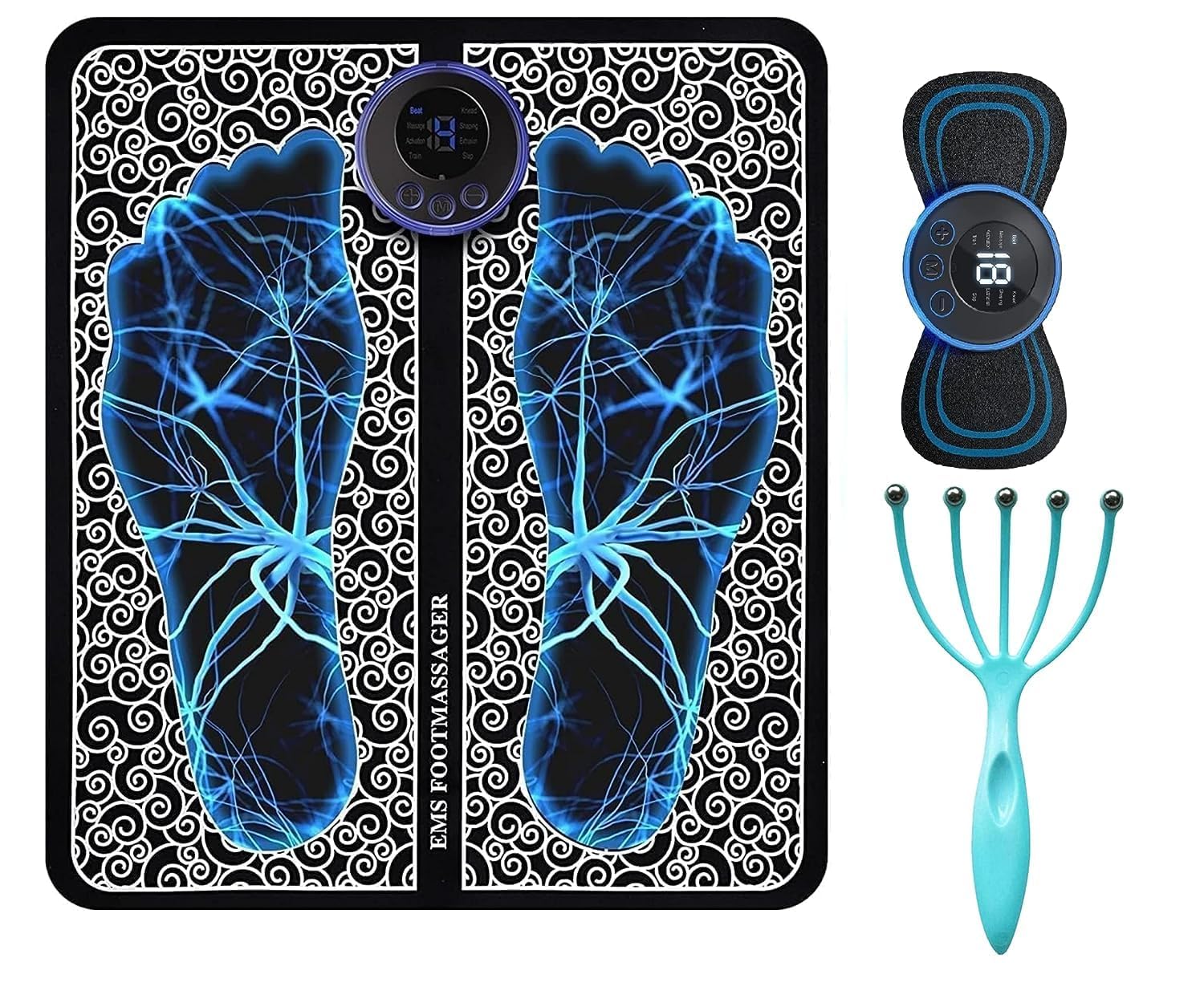 See full amazon price history chart for Rechargeable (EMS) FOOT massager mat, Muscle Stimulator, Simulated Massage Therapy for Foot,Hands,Arms,Shoulder,Arthritis Pain and Vericose Veins,Drug-free Pain Relief 5 (medium)_N Rechargeable (EMS) FOOT massager mat, Muscle Stimulator, Simulated Massage Therapy for Foot,Hands,Arms,Shoulder,Arthritis Pain and Vericose Veins,Drug-free Pain Relief 5 (medium)_N (B0CGR4DMGR) Amazon Price History, Amazon Price Tracker