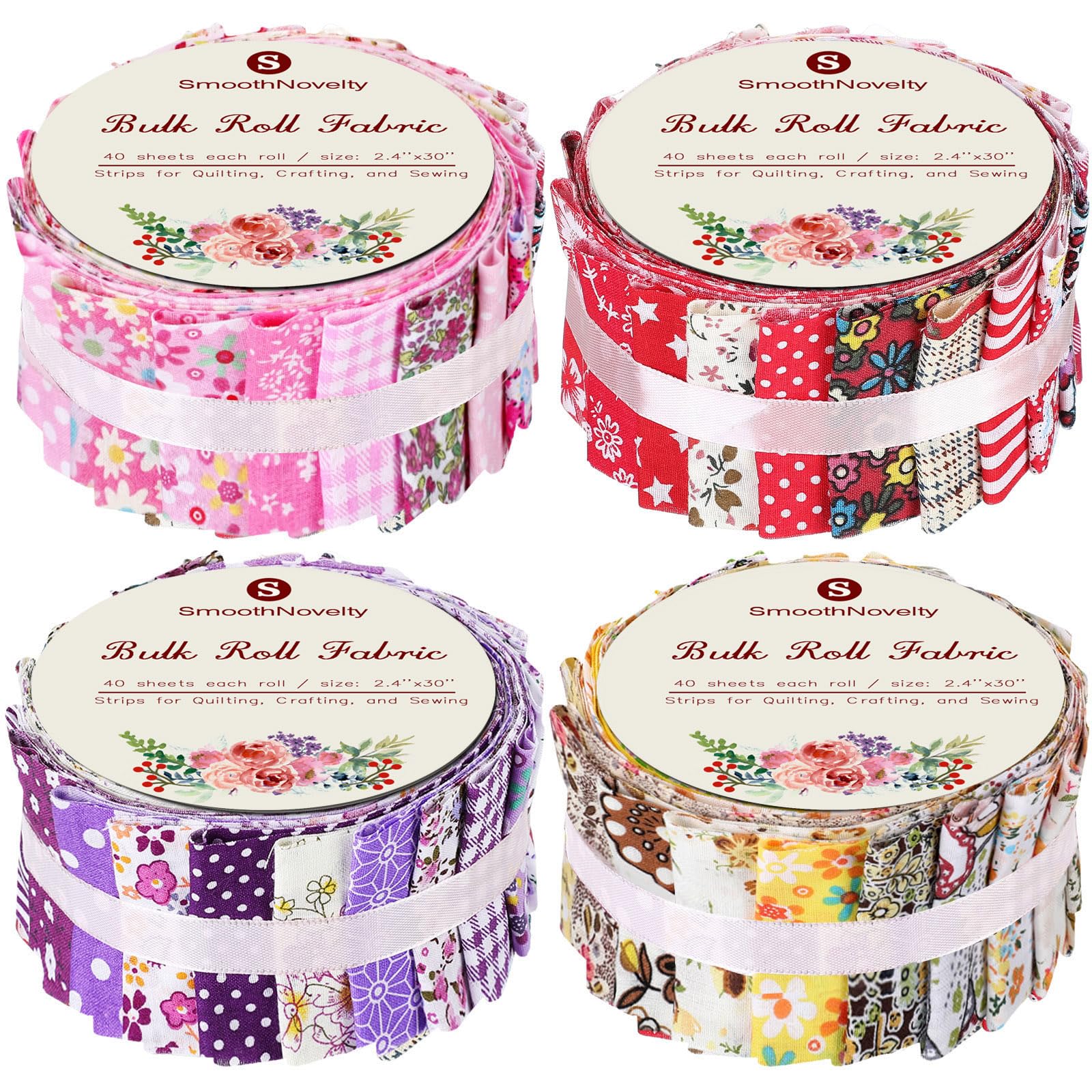 SmoothNovelty Fabric Strips