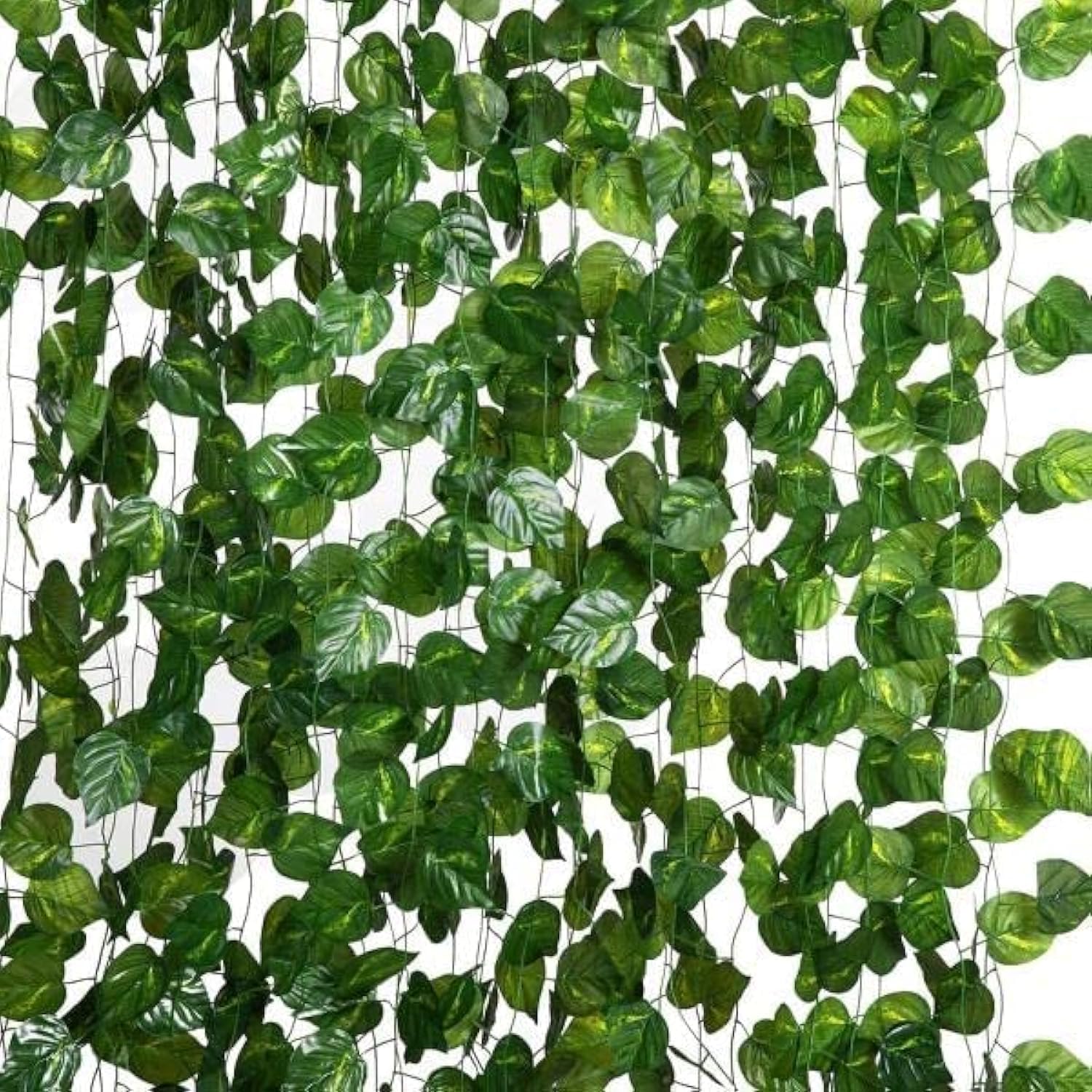 Sheux Artificial Money Plant-for Home & Office Decor, Special Occasion Decoration-Wall Hanging Creeper Heavy Leaves Plant String (8 feet Long, Pack of 6) Safe & Non-Toxic Feng Shui Plant-image-46
