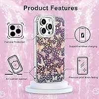 Vista 353 de I-MGAE-IN-AR - Funda diseñada para iPhone 12 y 12 Pro, diseño de mariposa plateada brillante, funda protectora de poliuretano termoplástico, suave