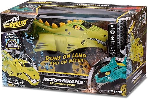 Miniatura 4 de Kid Galaxy anfibia RC Car Mega morfismo cocodrilo. Todo terreno Control Remoto Juguete, 49 MHz.