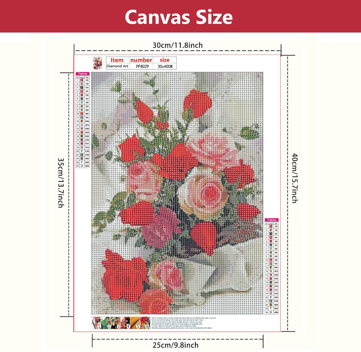 Schattig Bloemen Diamond Painting | Diamond Painting - Myth Of Asia