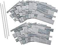 Vista 9 de Aspect Azulejos de Collage Autoadhesivos en Gris Subway (Kit de 15 Pies Cuadrados)