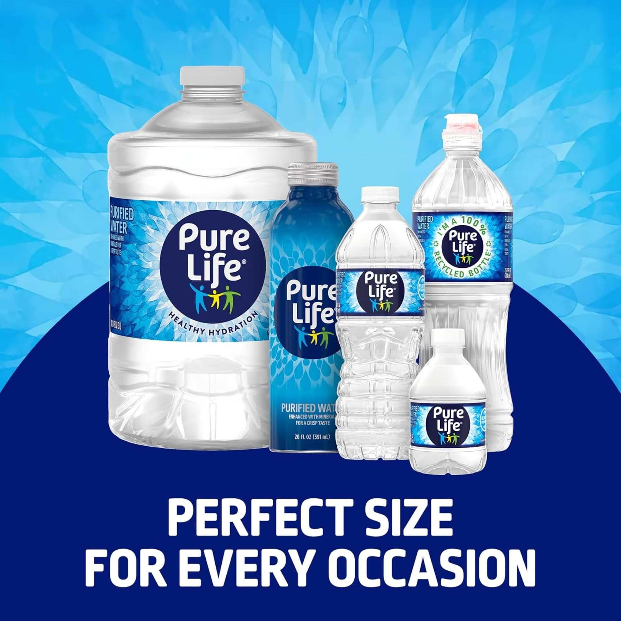 Amazon.com: Pure Life Purified Bottled Water - 24 Pack, Mini 8 Fl