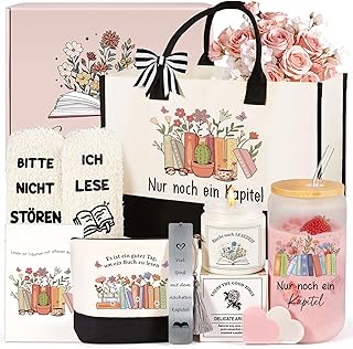 Giftota Leseset Geschenk für Buchliebhaber – Lese Geschenkset für Frauen & Leseratten mit Becher und lustigen Socken – „Bitte nicht stören, ich lese“ Geschenk für Mutter, Lehrerin & Freund