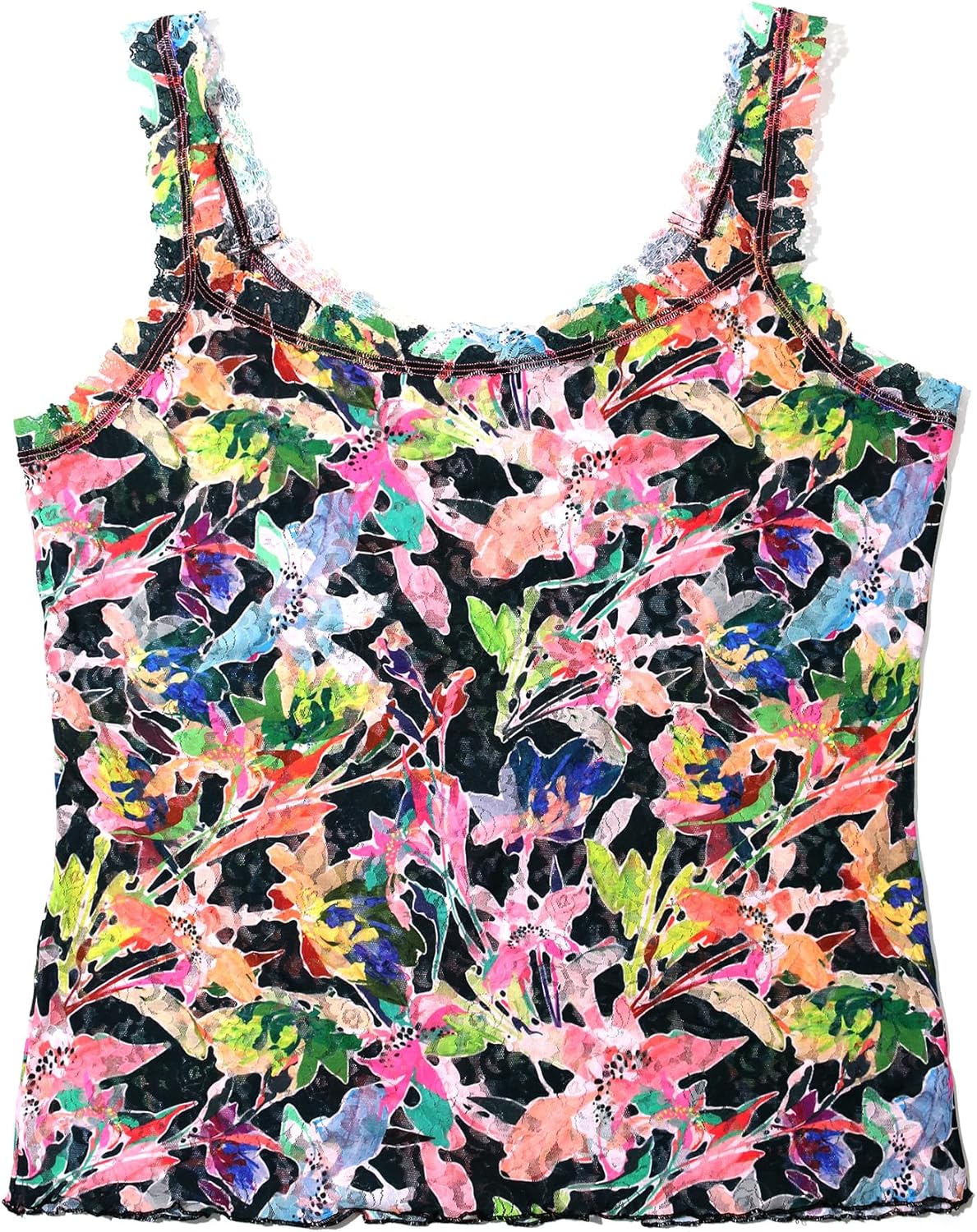 hanky panky Signature Lace Printed Unlined Camisole Plus Sizes (PR1390LX)