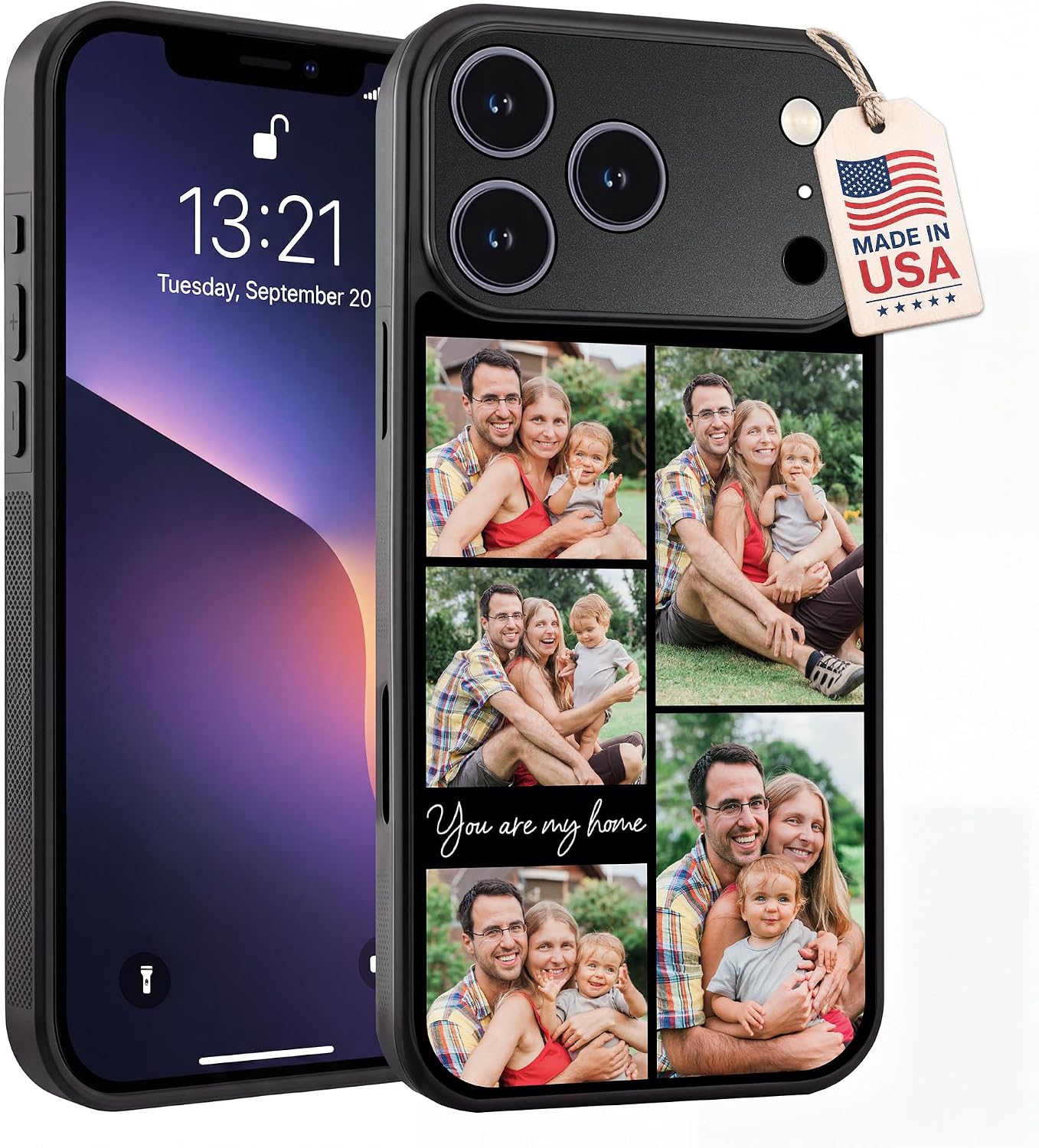 Easycosy Custom Photo Phone Case for iPhone 17 Pro/Pro Max/Air, Made in USA