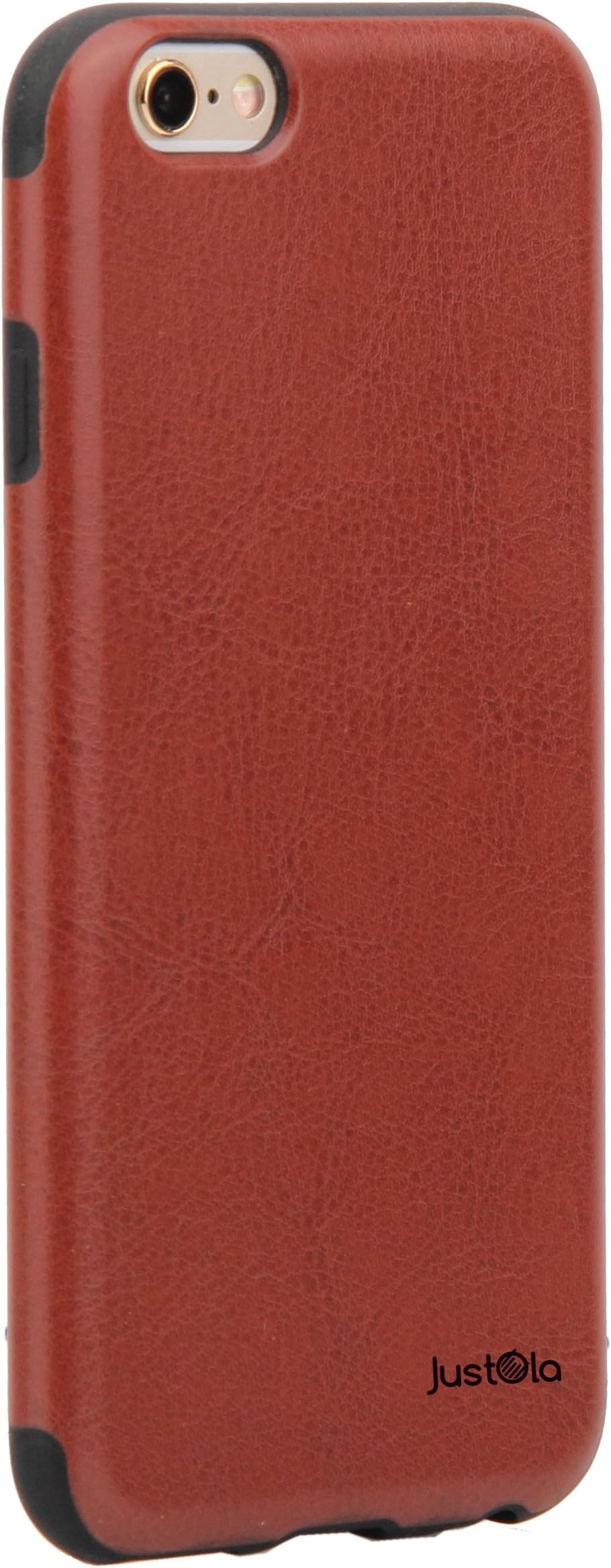 iPhone 6s Case / iPhone 6 Case, JustOla [J-Leather] Leather Case Premium, Slim, Perfect Fit, Scratch Protection With Smooth Touch - Brown