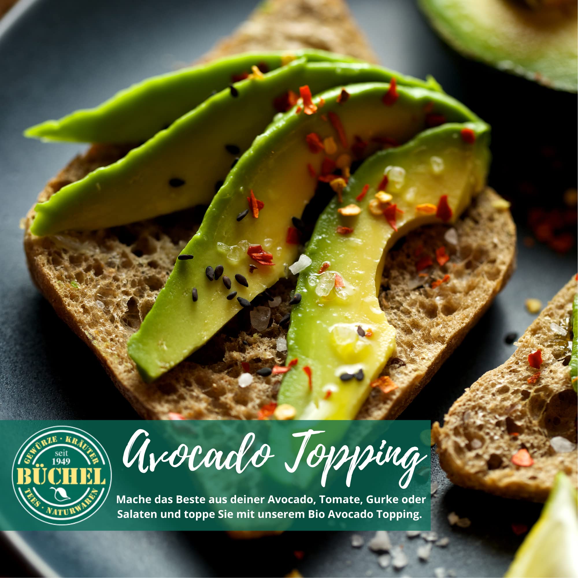 Bio Avocado Topping (geschroten) 90