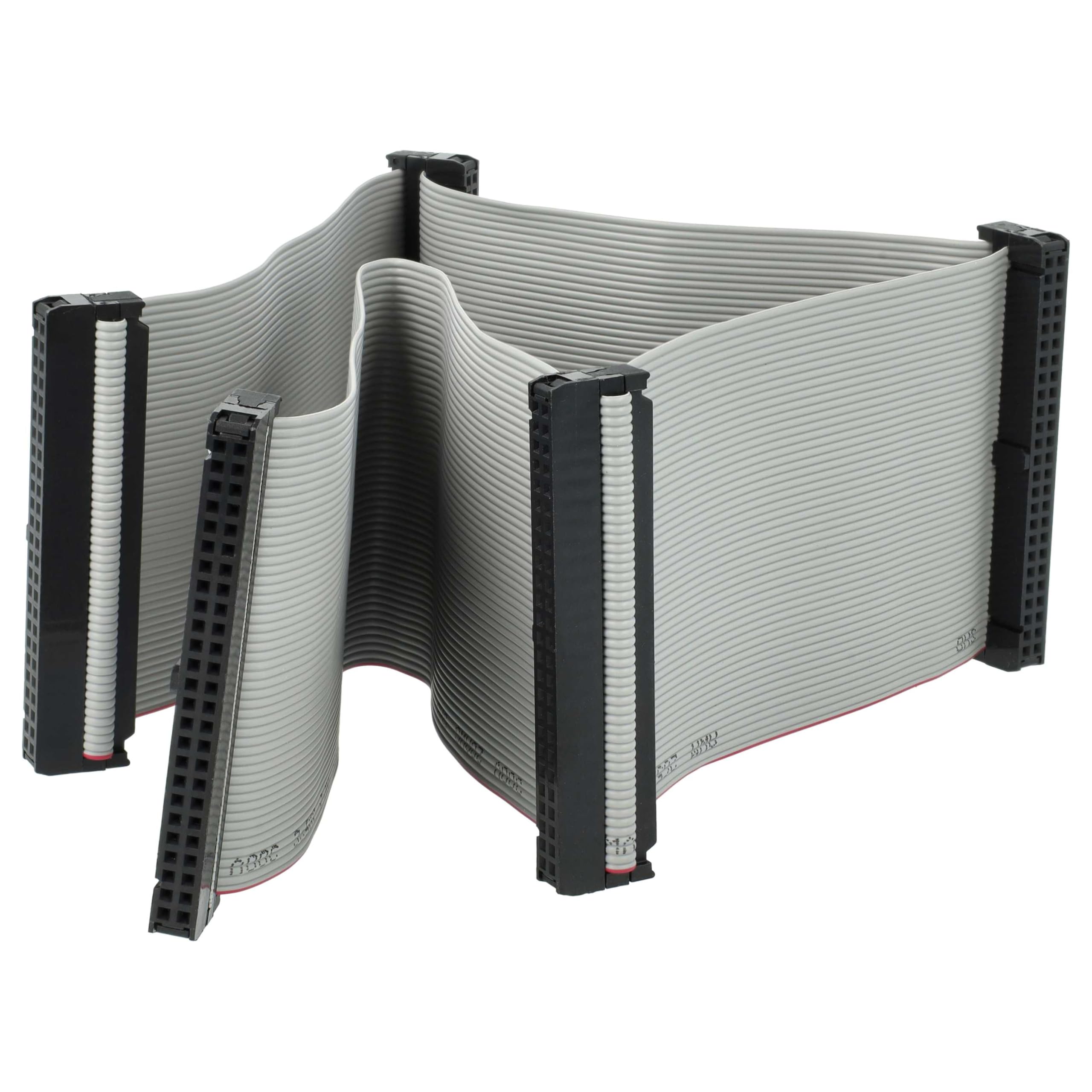 vhbw cavo a nastro SCSI per collegare 5 dispositivi SCSI - Cavo interno, 50 pin, 50 cm