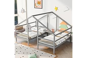 Double Twin Size Triangular House Platform Beds