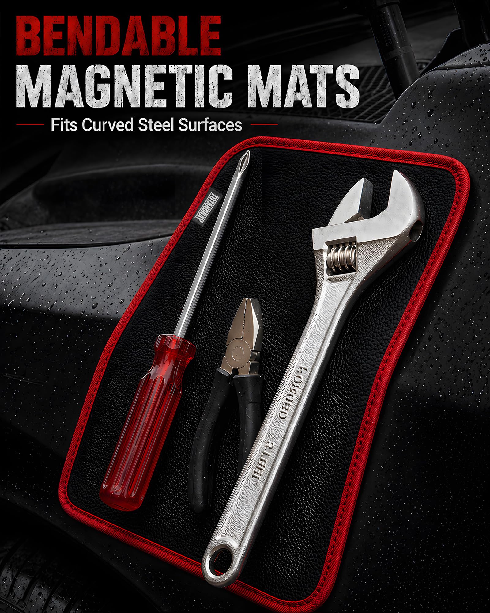 Magnetic Tool Mat 40 LBS Heavy Duty Flexible Magnetic Tool Holder — Amazon image 6