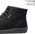 HOBIBEAR Unisex Barefoot Shoes | Wide Toe Box | High Top Canvas | Comfortable Trail Running Sneaker