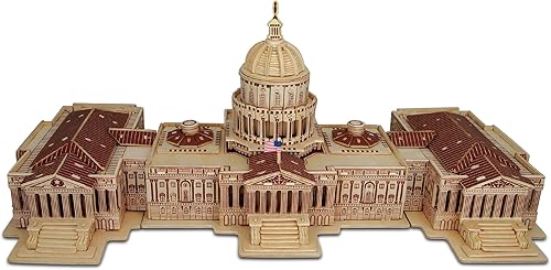 3d Madera Natural PuzzleUS Capitol Building
