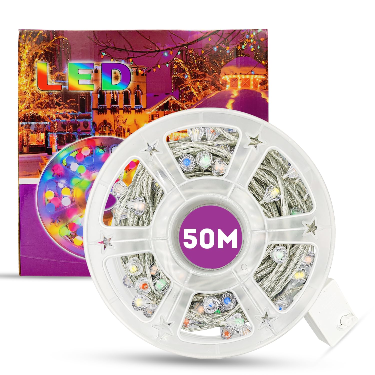 50 Meter Long Decorative String Lights – Warm Ambient Glow, Indoor/Outdoor Use, Customizable Lighting Modes, Durable & Long-Lasting, Easy Plug & Play Installation, Safe for Home & Events