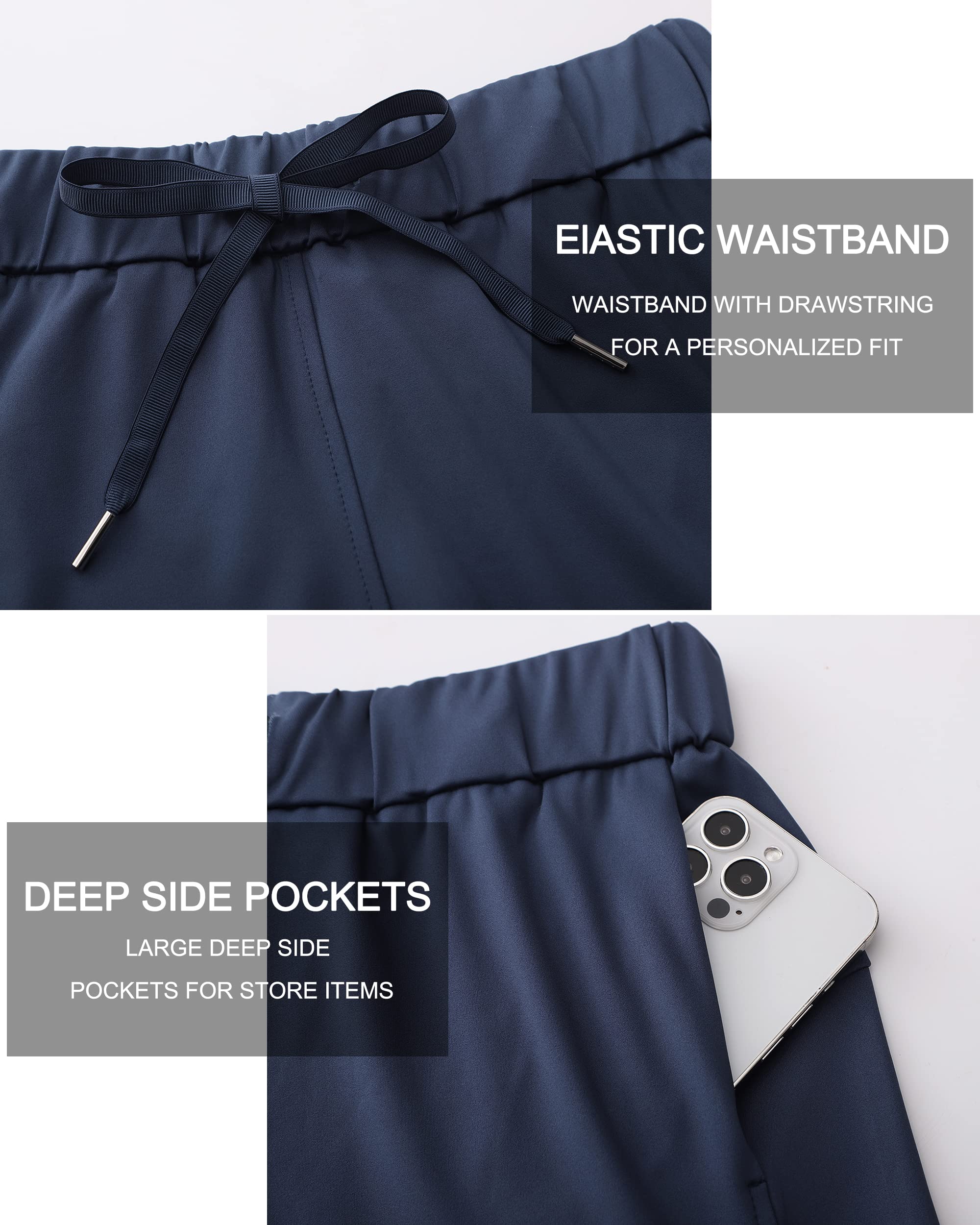 Mounblun Women's Yoga Lounge Shorts Hiking Active Running Workout Shorts Comfy Travel Casual Shorts with Pockets