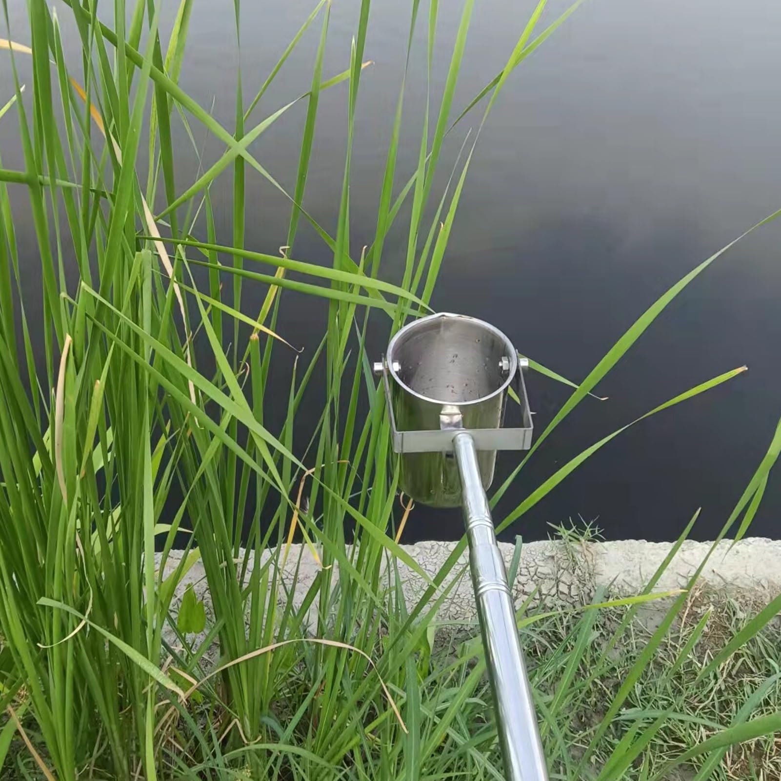 Perche d'échantillonnage d'eau réglable pour tests de qualité de l'eau et surveillance de 1,1 à 3 m
