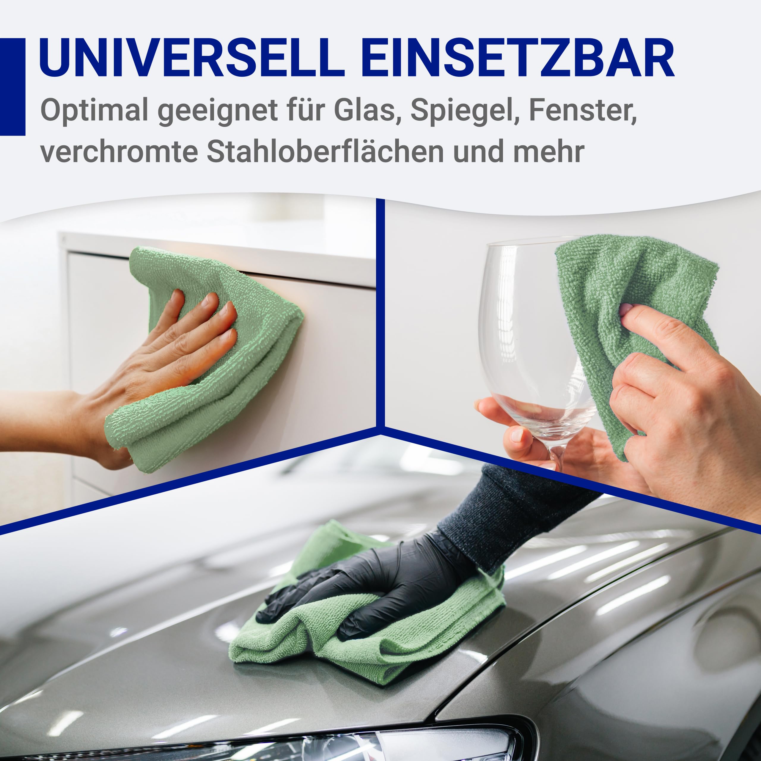 Betriebsausstattung24 Panni in microfibra - 10 pezzi - Dimensioni: 40
