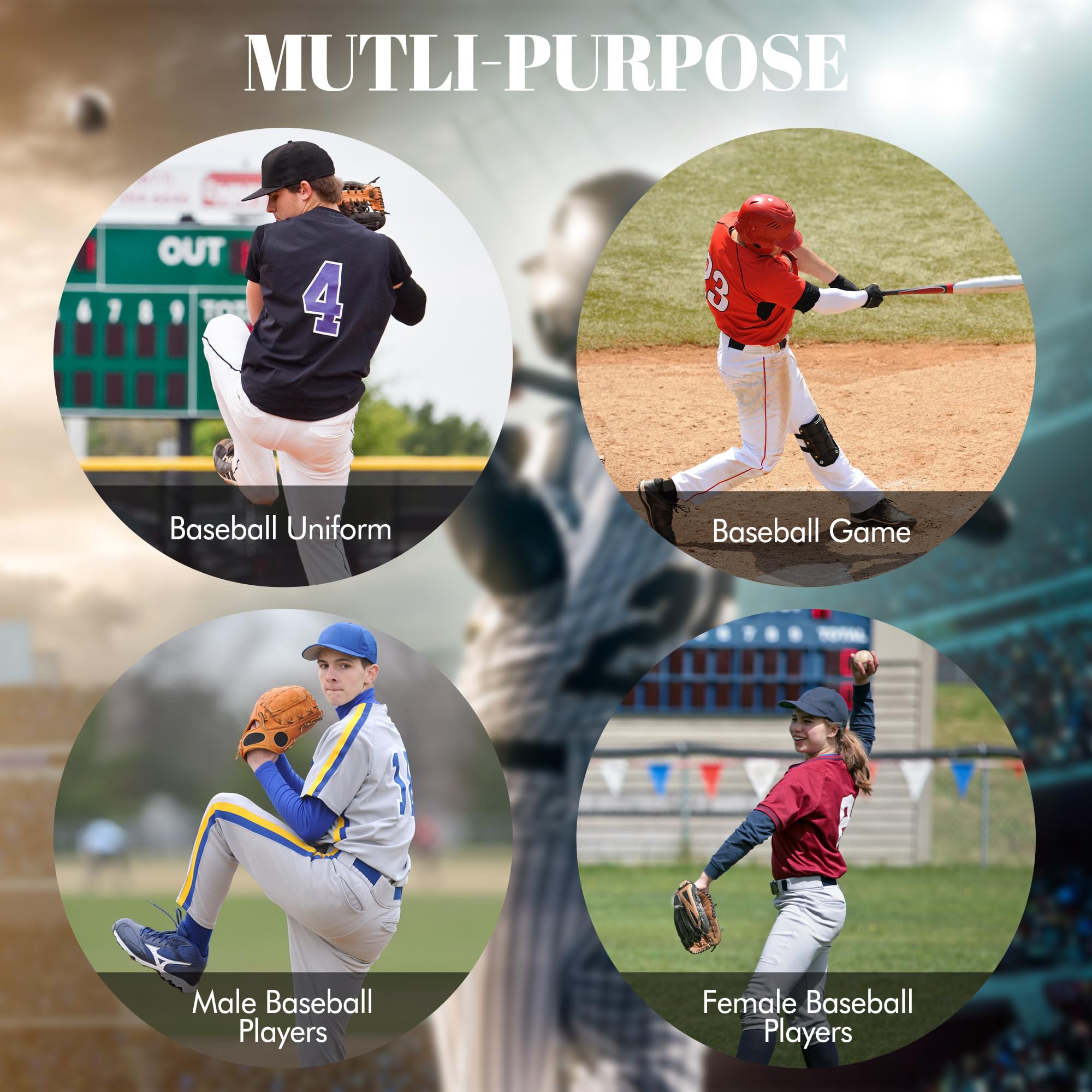 Maillot de Baseball Personnalisé Imprimé Nom Numéro Hommes Femmes Uniformes Boutonnés