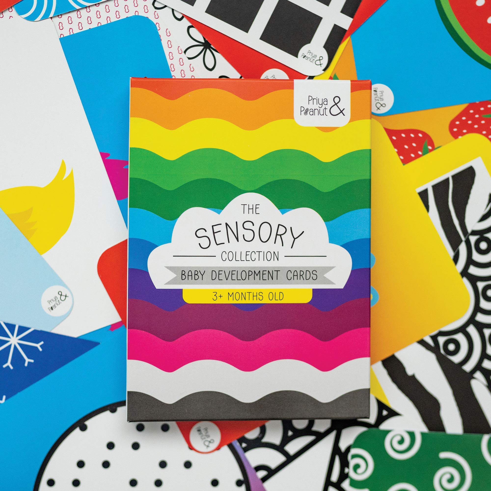 Buy Priya & Peanut 60 x Colour Baby Sensory Development Flash Cards