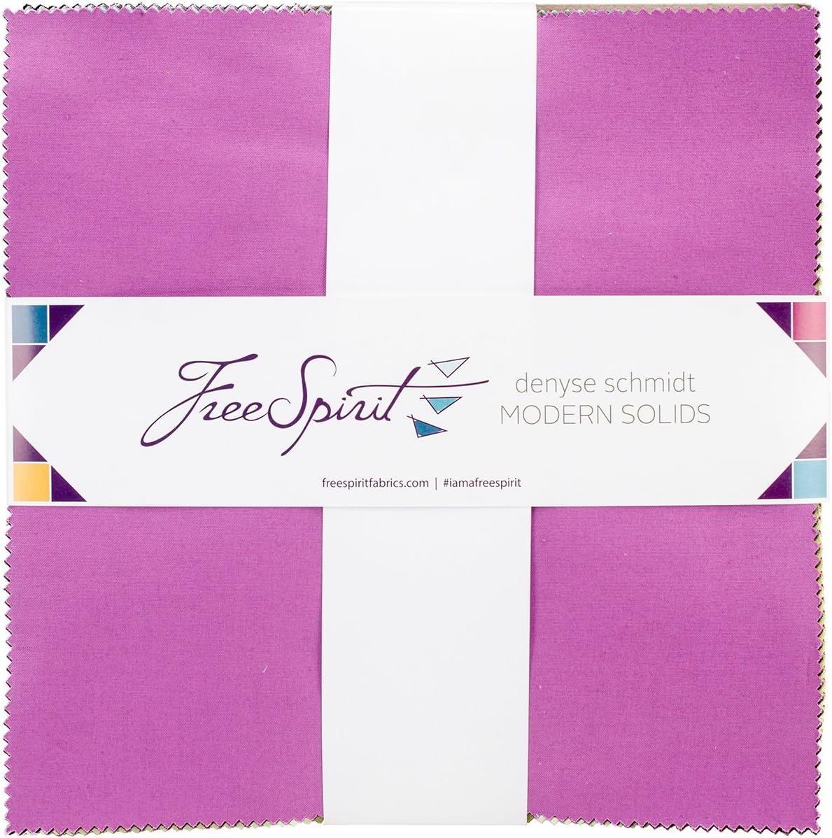 Free Spirit Fabrics Modern Solids-Denyse Schmidt 10"X10" Charm Pack, 10" x 10"